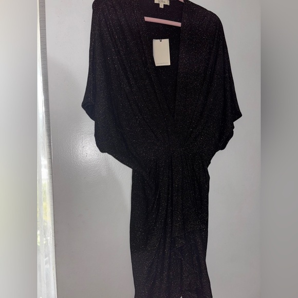 Elan Elegant black with gold shimmer Dress NWT - Picture 1 of 3